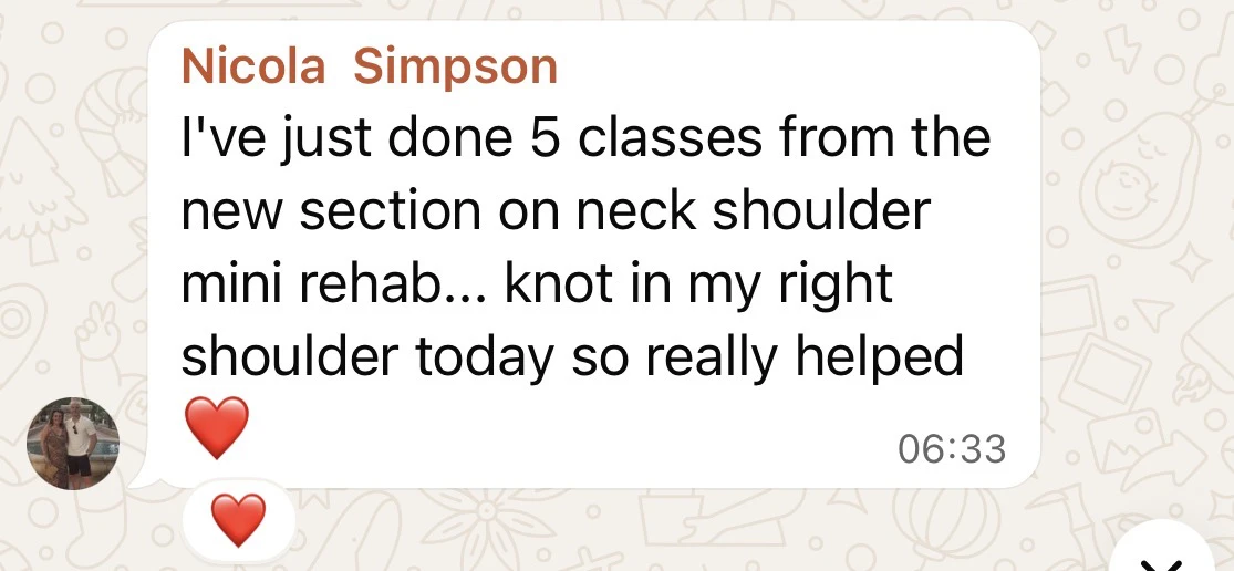 Testimonial message 4