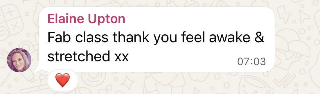 Testimonial message 10
