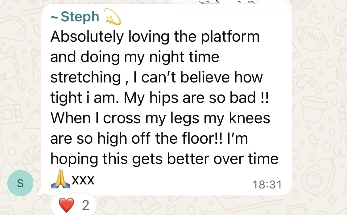 Testimonial message 16