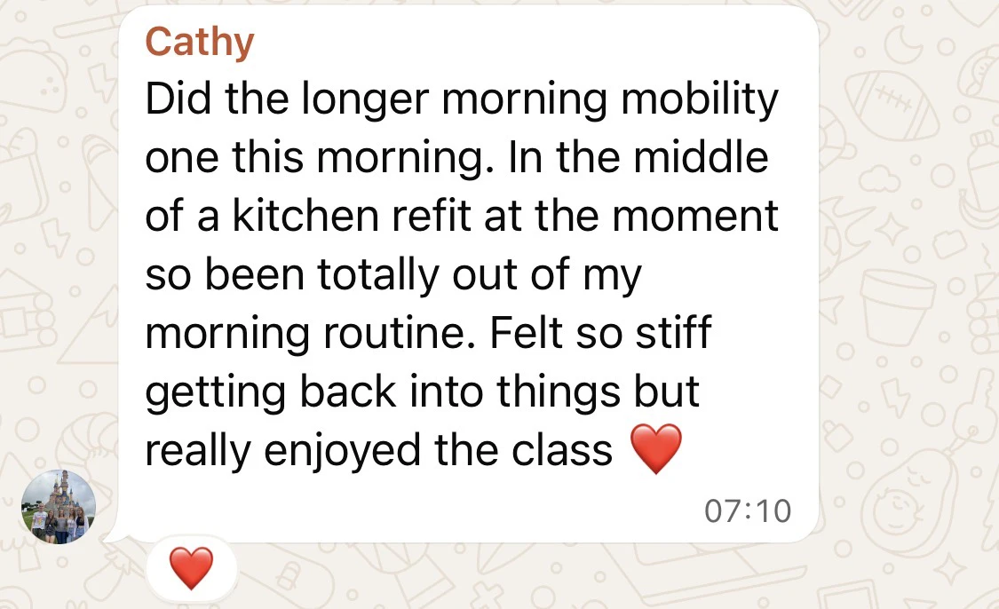 Testimonial message 19
